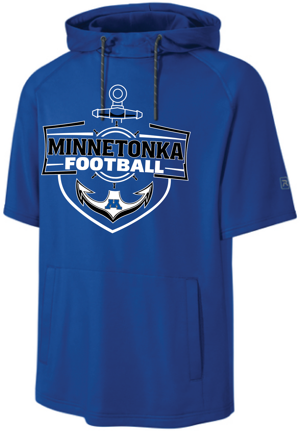 Football Men's Richardson Fleece Short Sleeve Hoodie