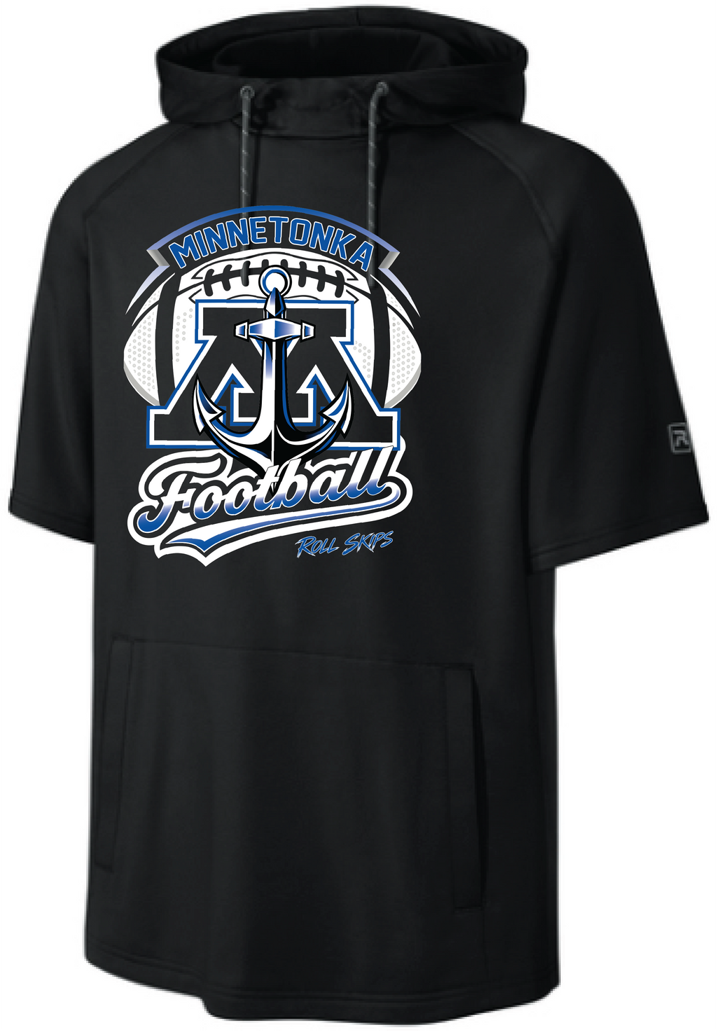 Football Men's Richardson Fleece Short Sleeve Hoodie