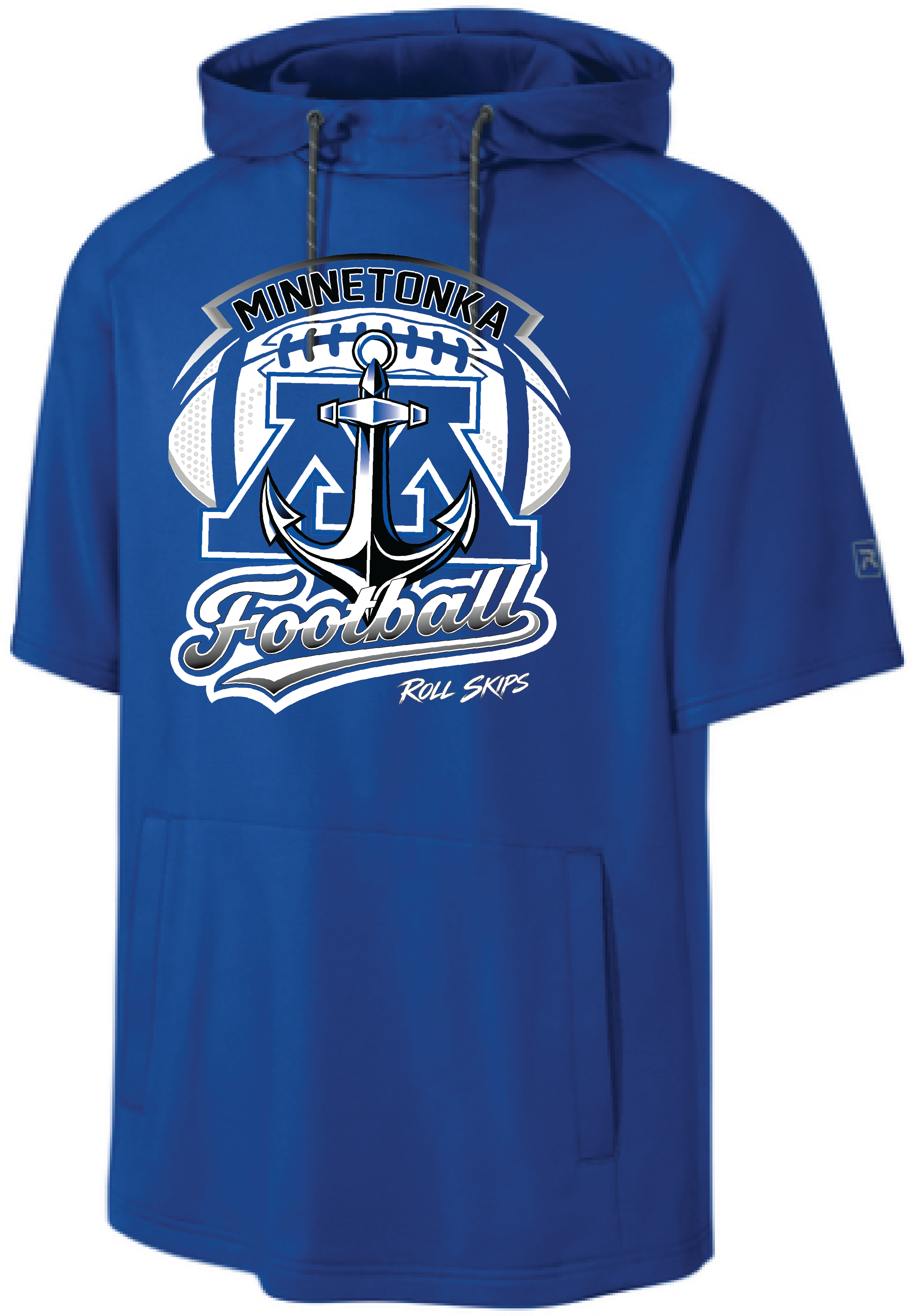 Football Men's Richardson Fleece Short Sleeve Hoodie