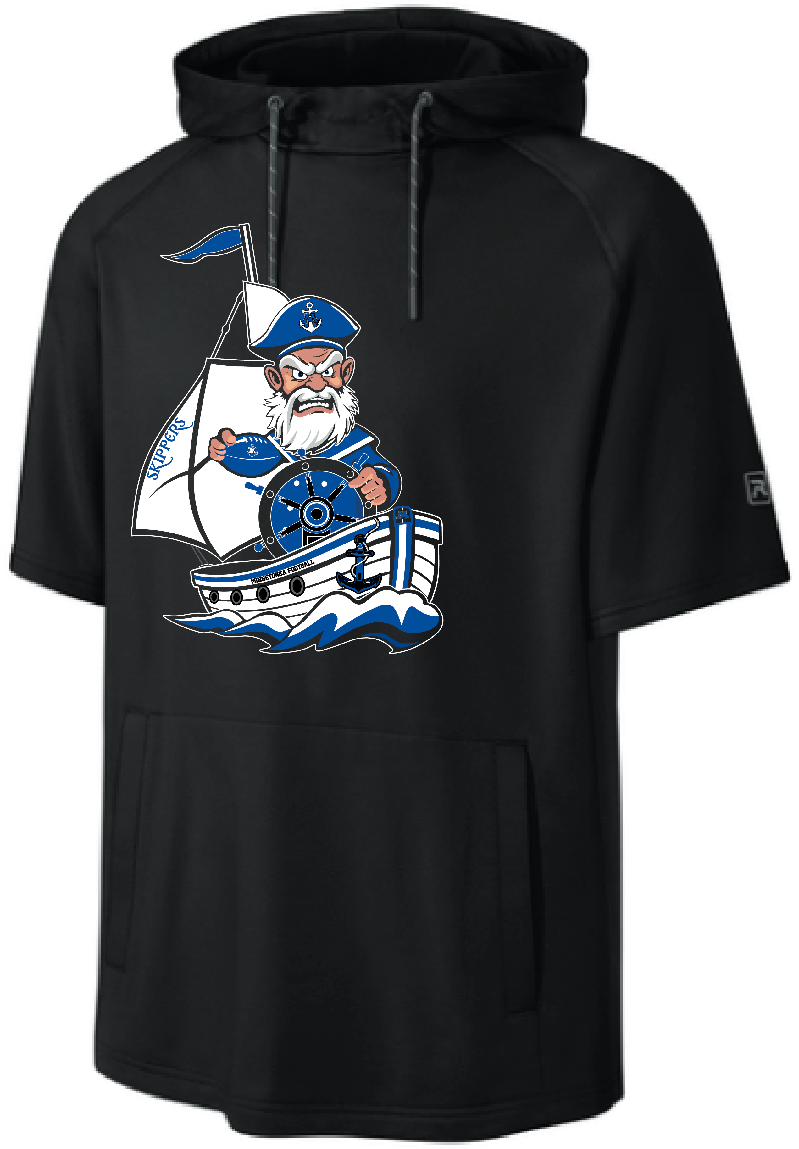 Football Men's Richardson Fleece Short Sleeve Hoodie