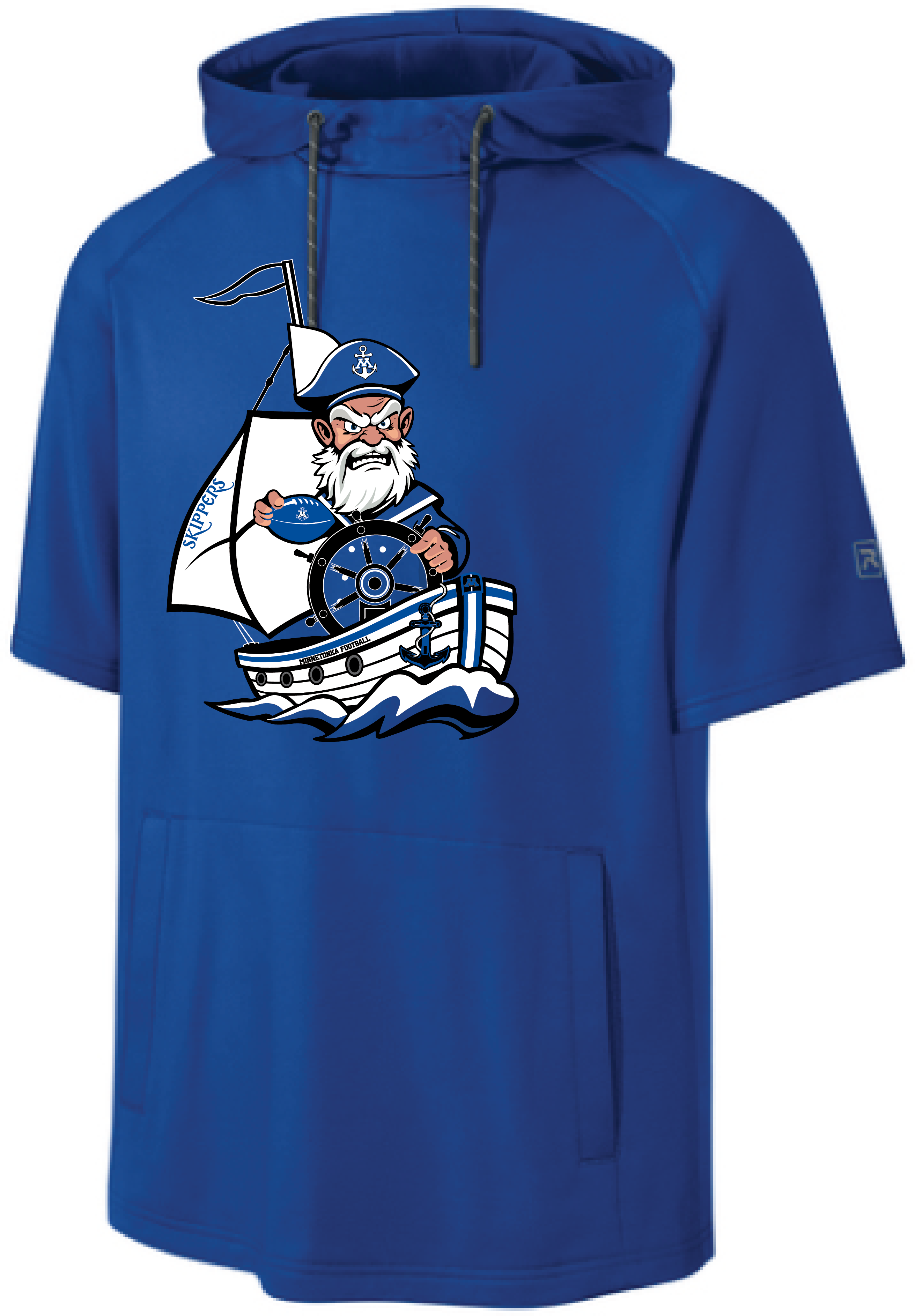 Football Men's Richardson Fleece Short Sleeve Hoodie