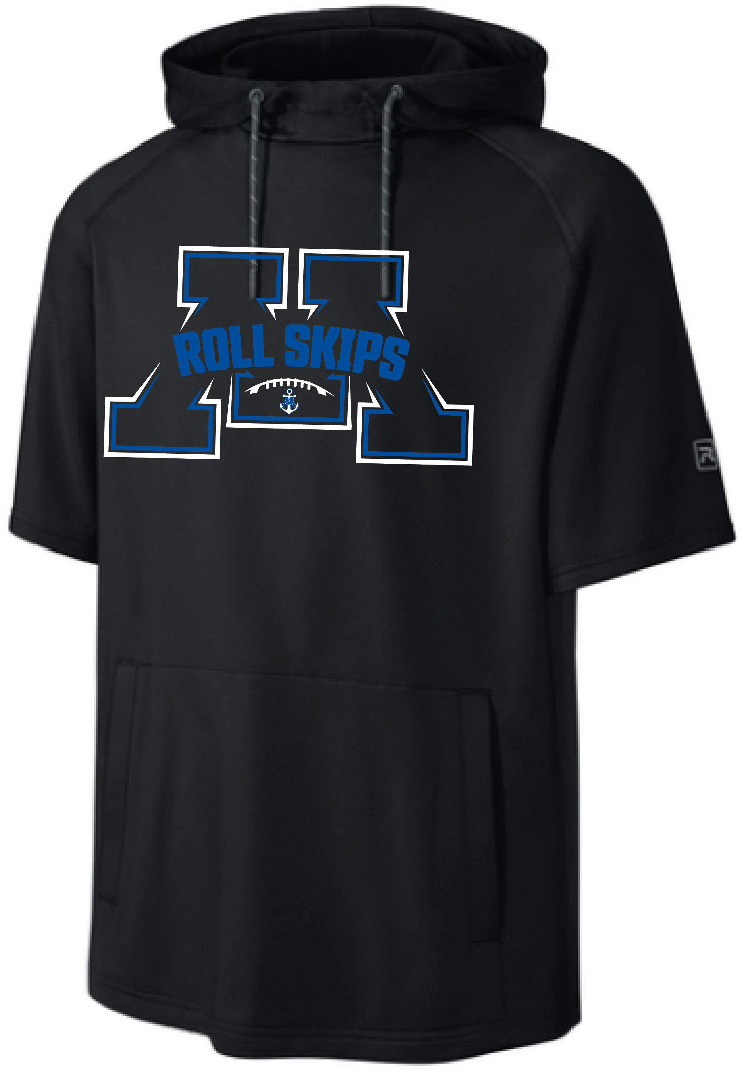 Football Men's Richardson Fleece Short Sleeve Hoodie
