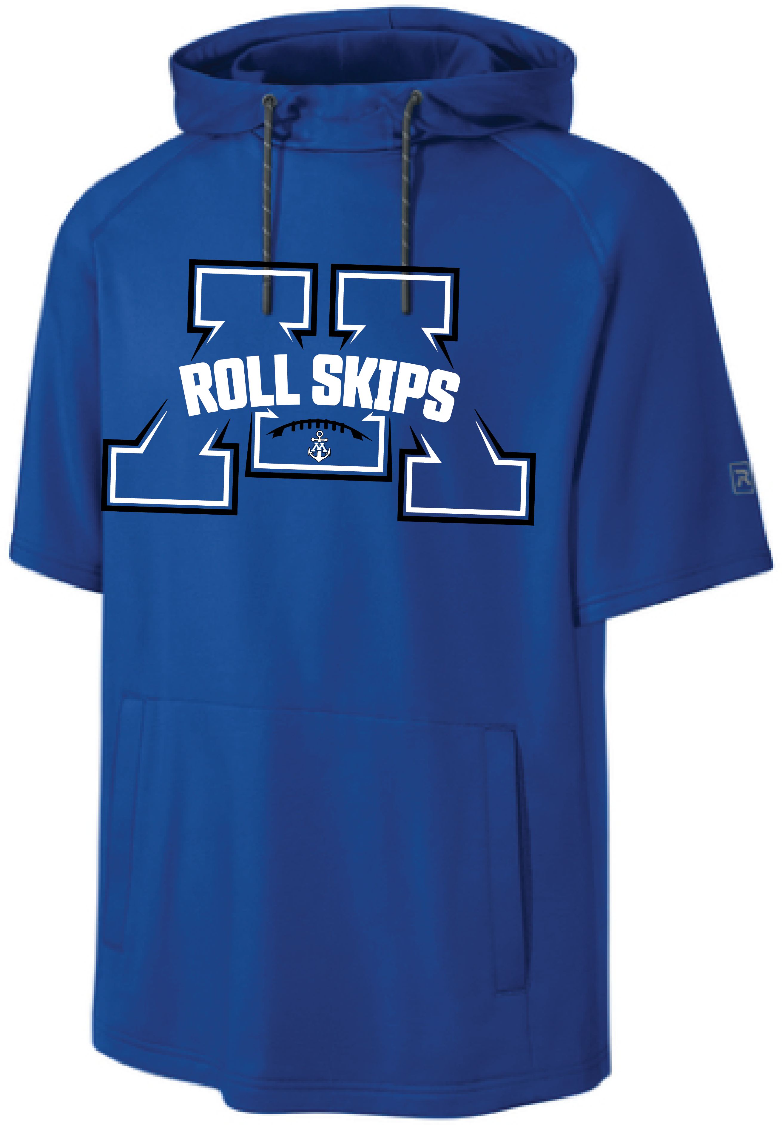 Football Men's Richardson Fleece Short Sleeve Hoodie