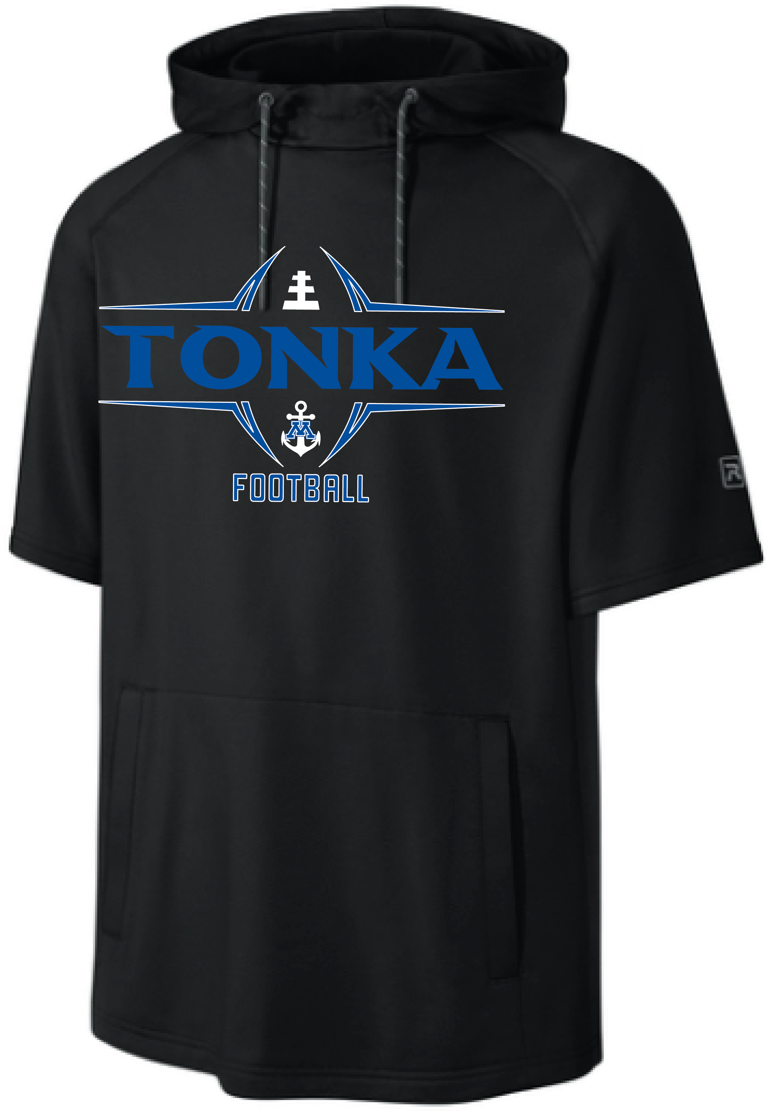 Football Men's Richardson Fleece Short Sleeve Hoodie