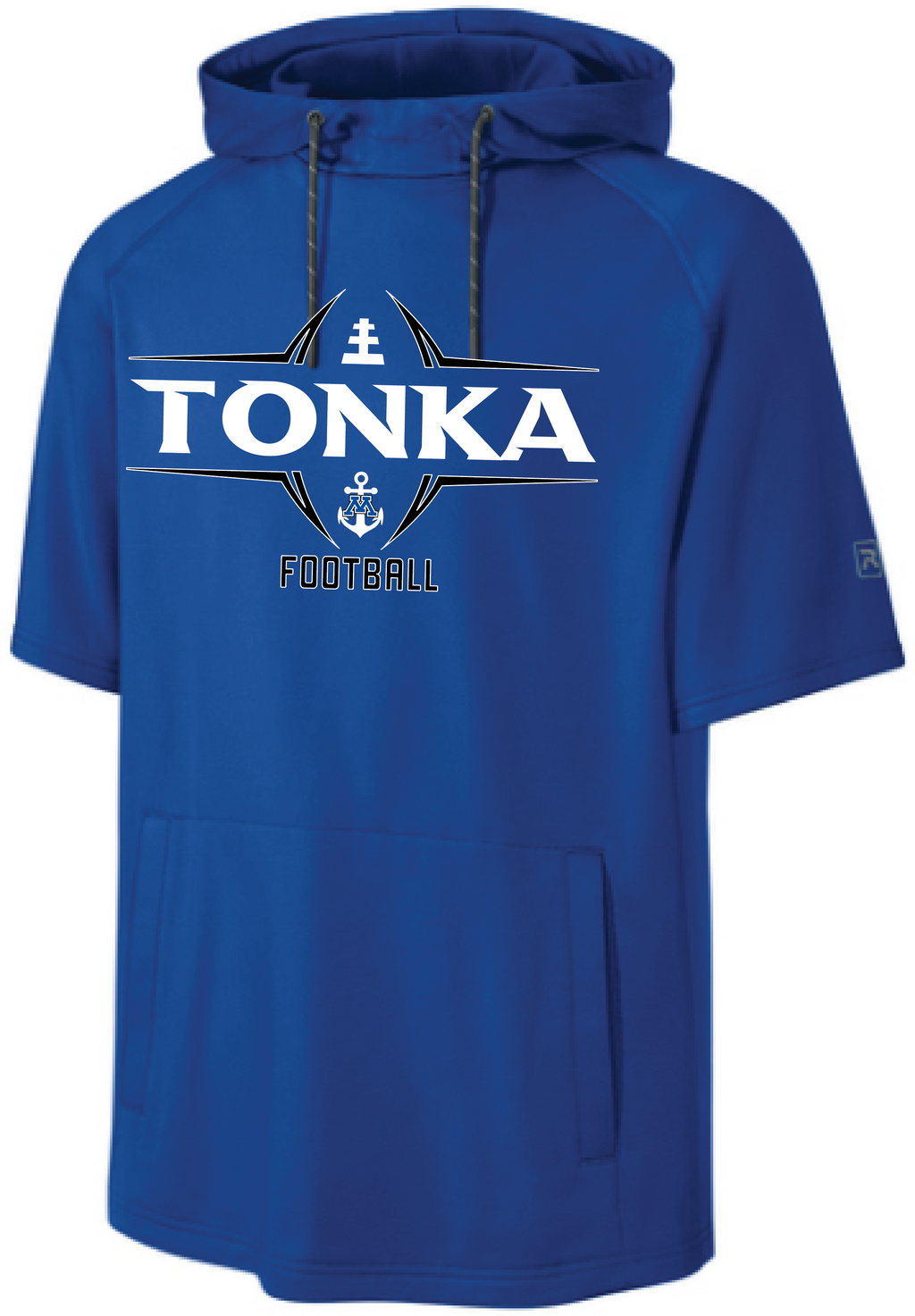 Football Men's Richardson Fleece Short Sleeve Hoodie