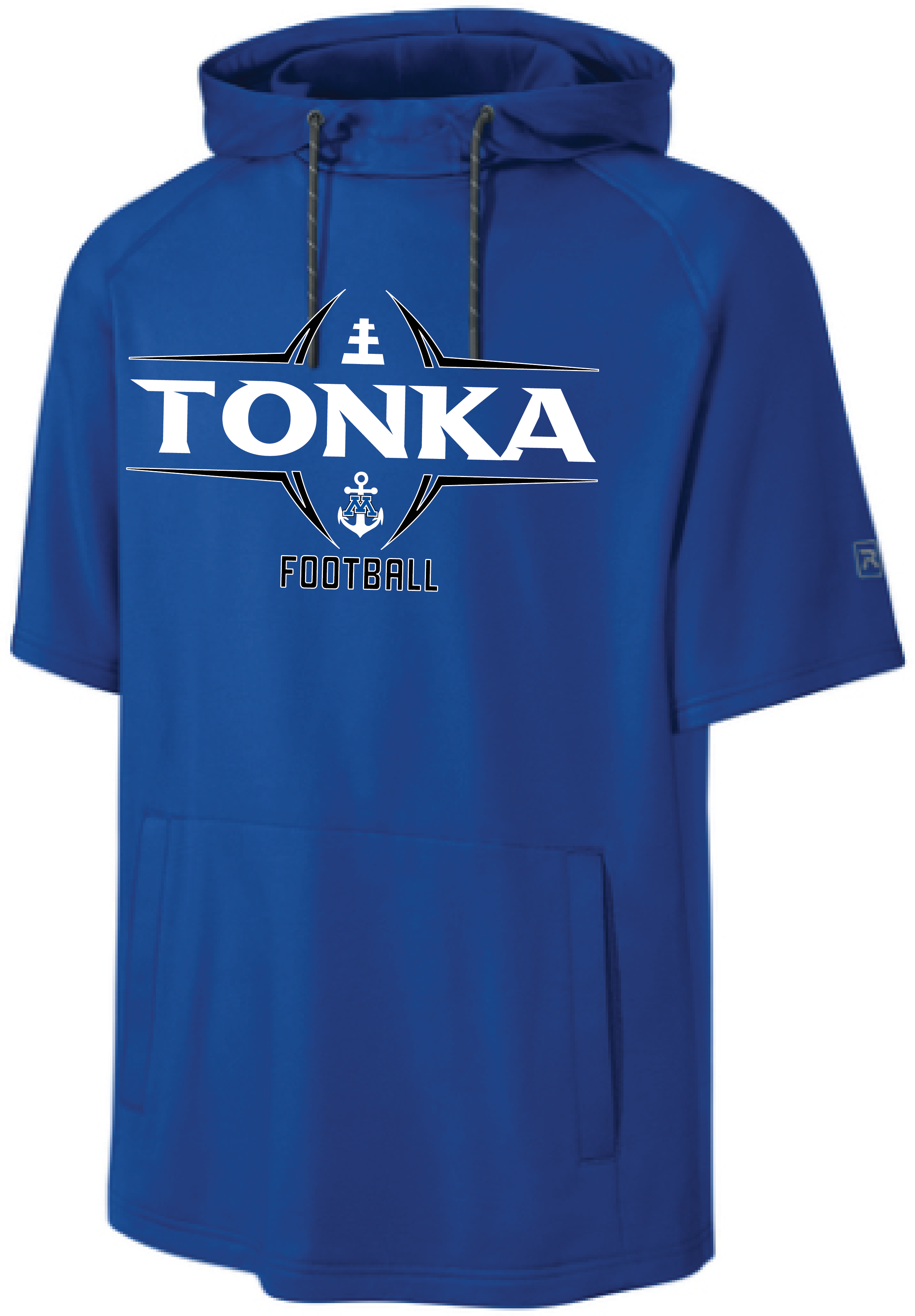 Football Men's Richardson Fleece Short Sleeve Hoodie