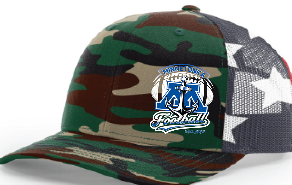 TFA Salute To Service 112 Richardson Printed Mesh Trucker Snapback Hat