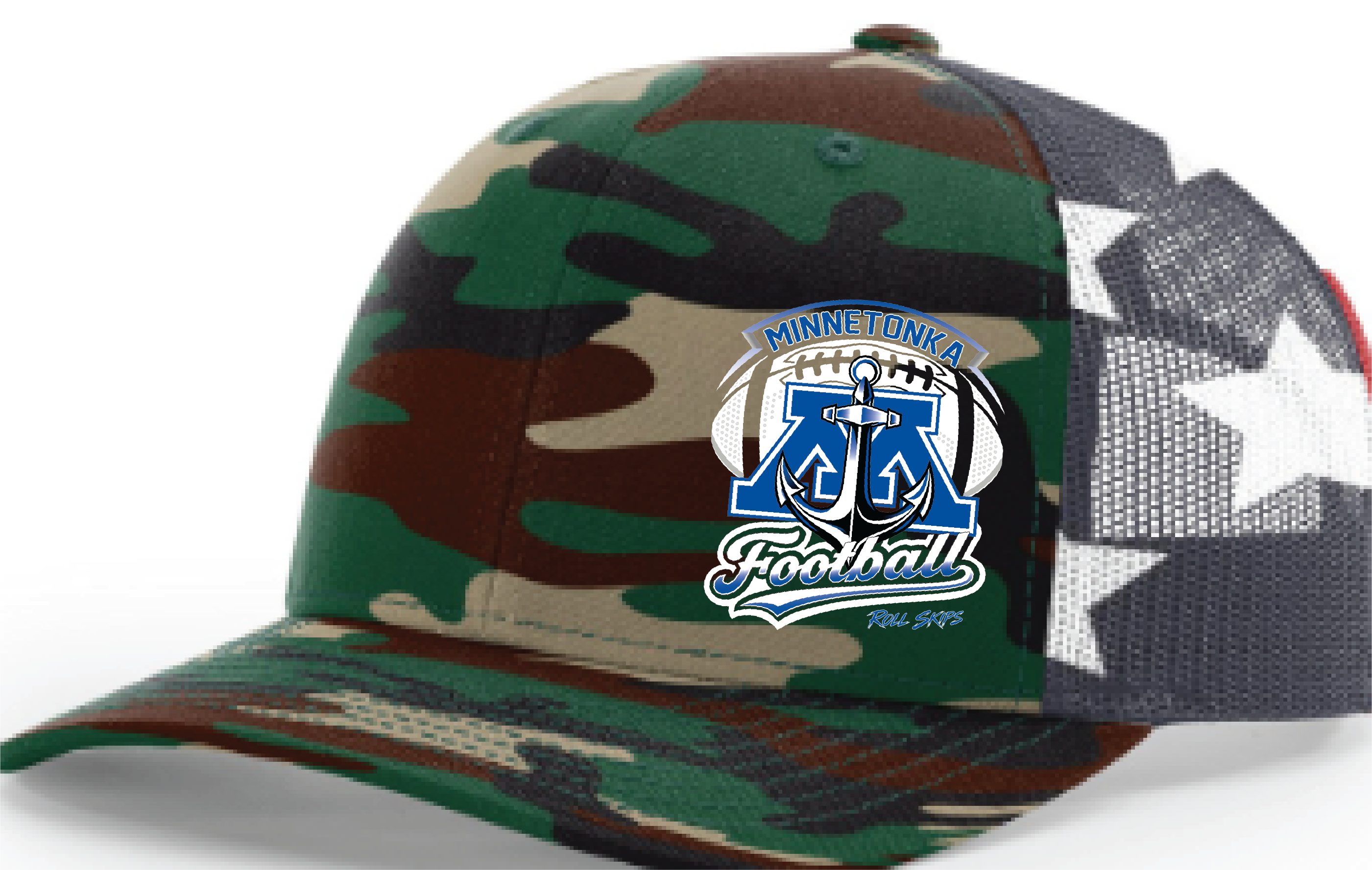 TFA Salute To Service 112 Richardson Printed Mesh Trucker Snapback Hat