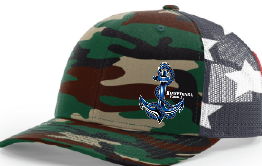 TFA Honor The Brave 112 Richardson Printed Mesh Trucker Snapback Hat