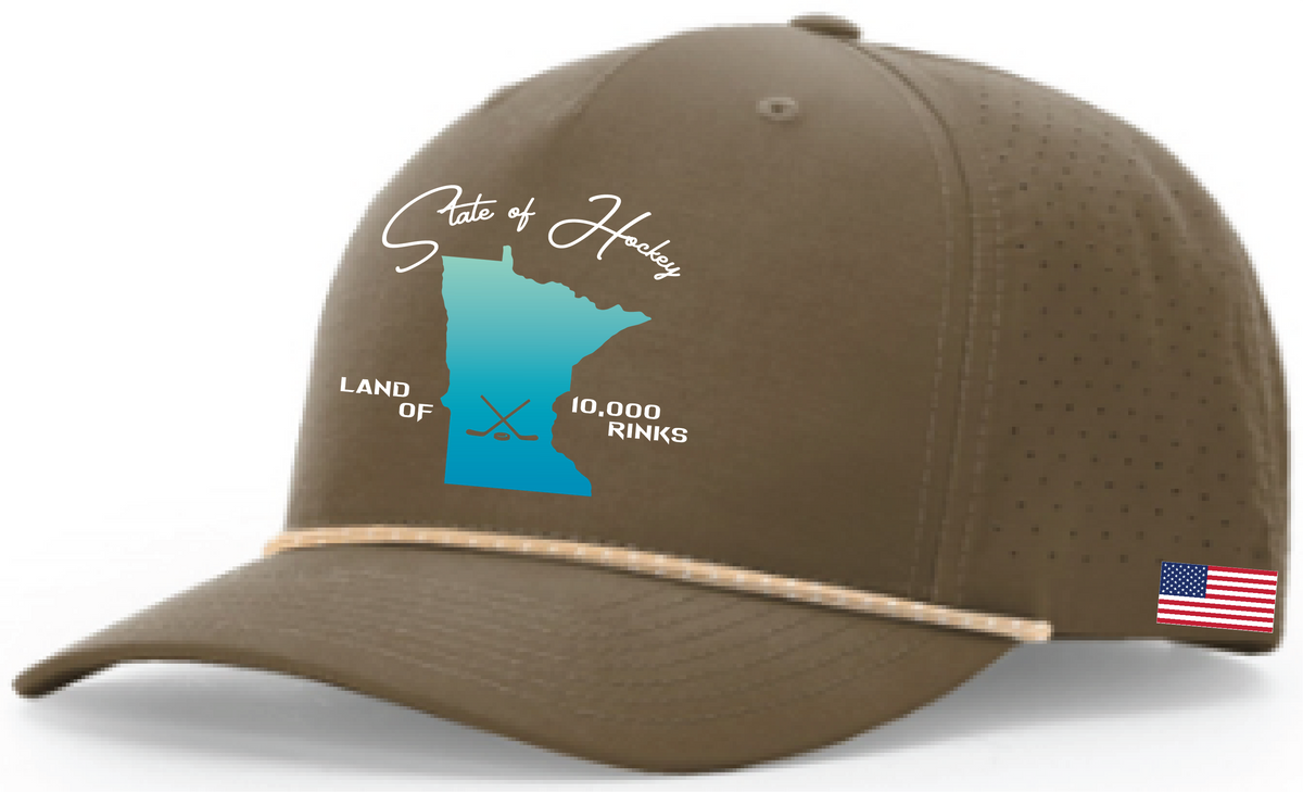 Minnesota Richardson Laser Perf Performance Rope Hat