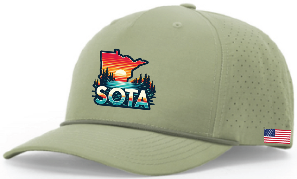 Minnesota Richardson Laser Perf Performance Rope Hat