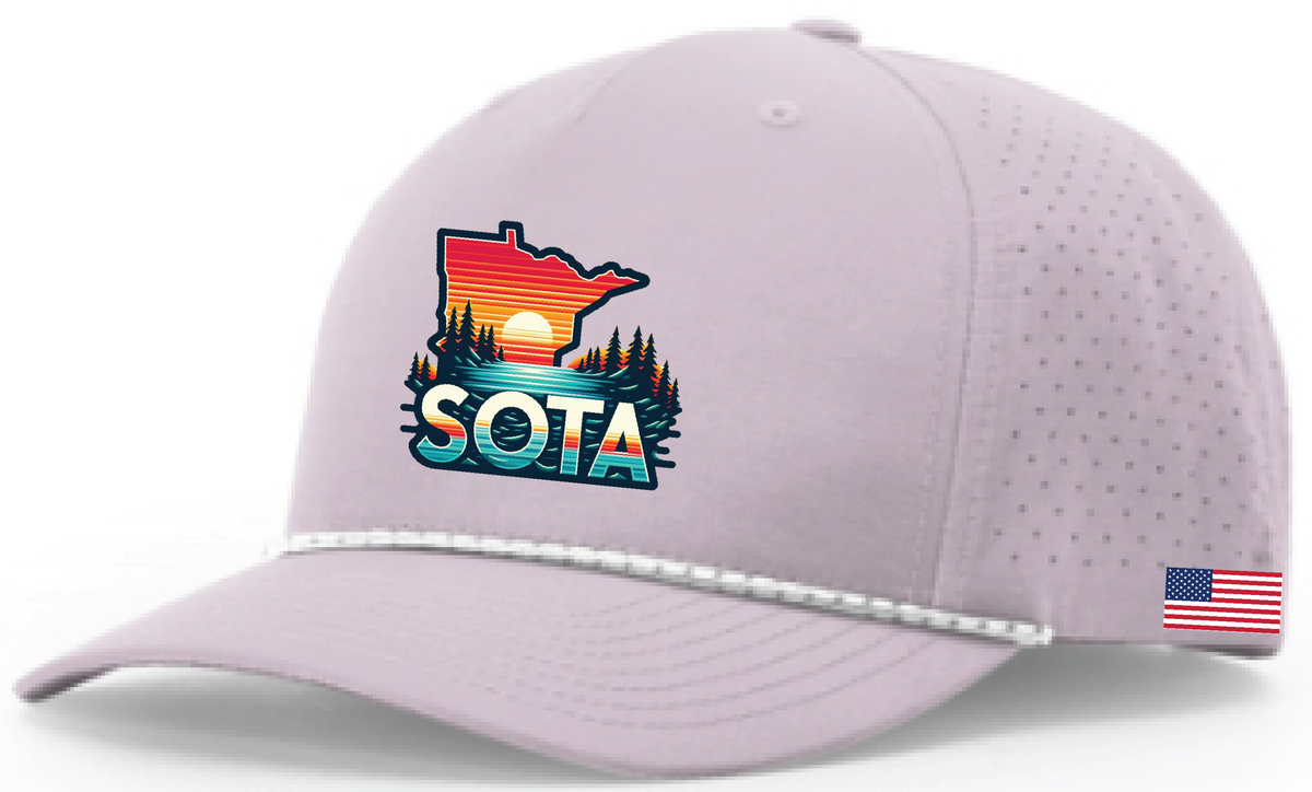 Minnesota Richardson Laser Perf Performance Rope Hat
