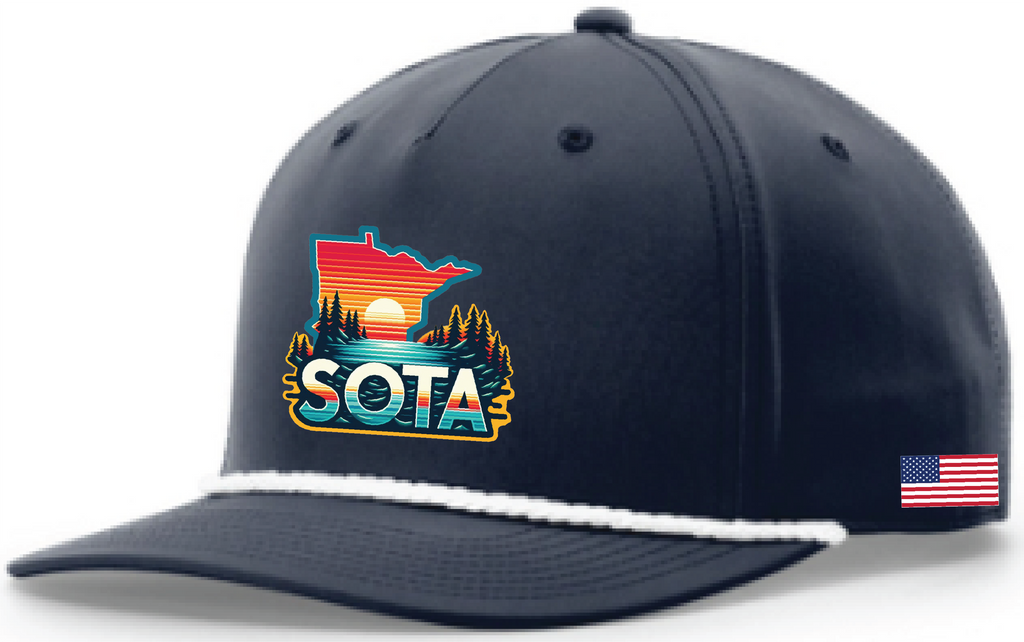 Minnesota Richardson Laser Perf Performance Rope Hat