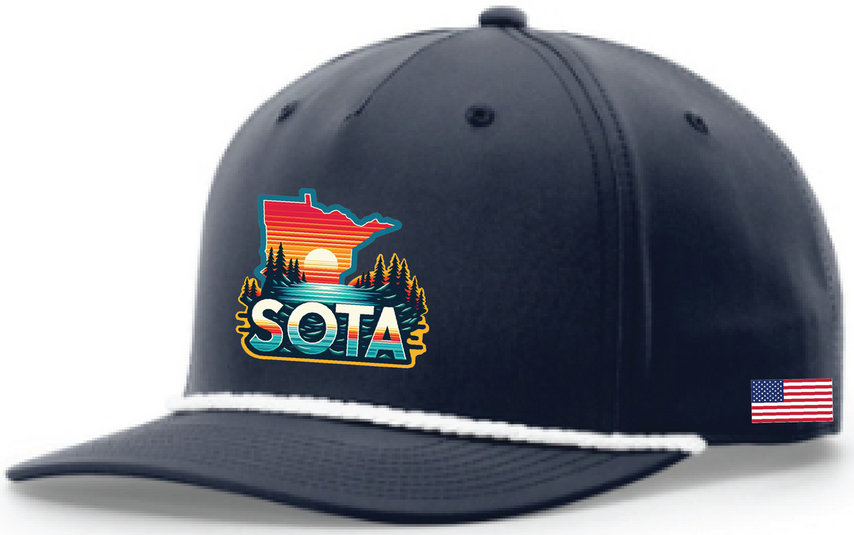 Minnesota Richardson Laser Perf Performance Rope Hat