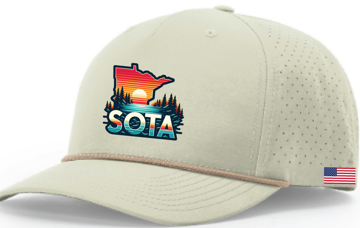 Minnesota Richardson Laser Perf Performance Rope Hat