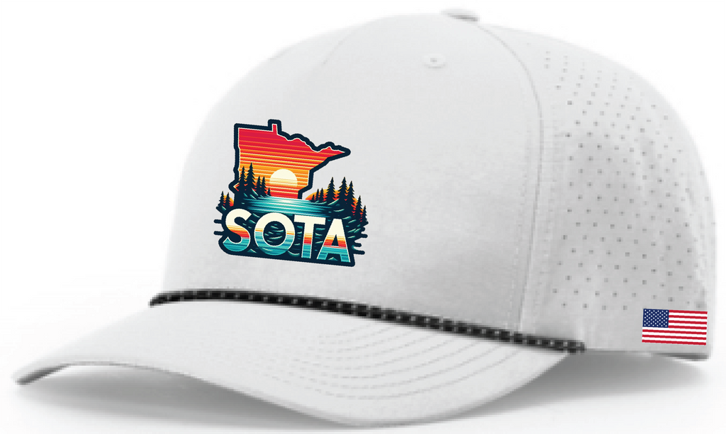 Minnesota Richardson Laser Perf Performance Rope Hat