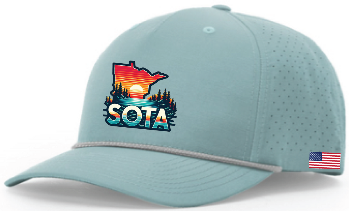 Minnesota Richardson Laser Perf Performance Rope Hat