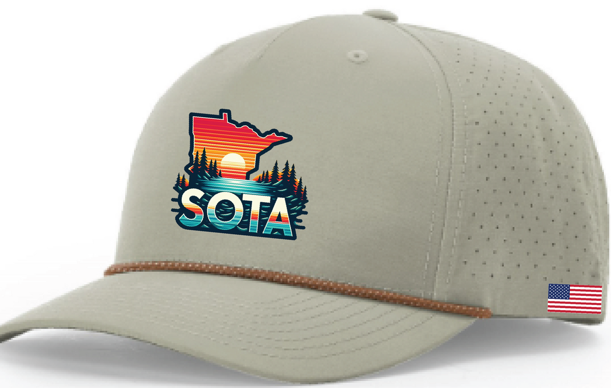 Minnesota Richardson Laser Perf Performance Rope Hat