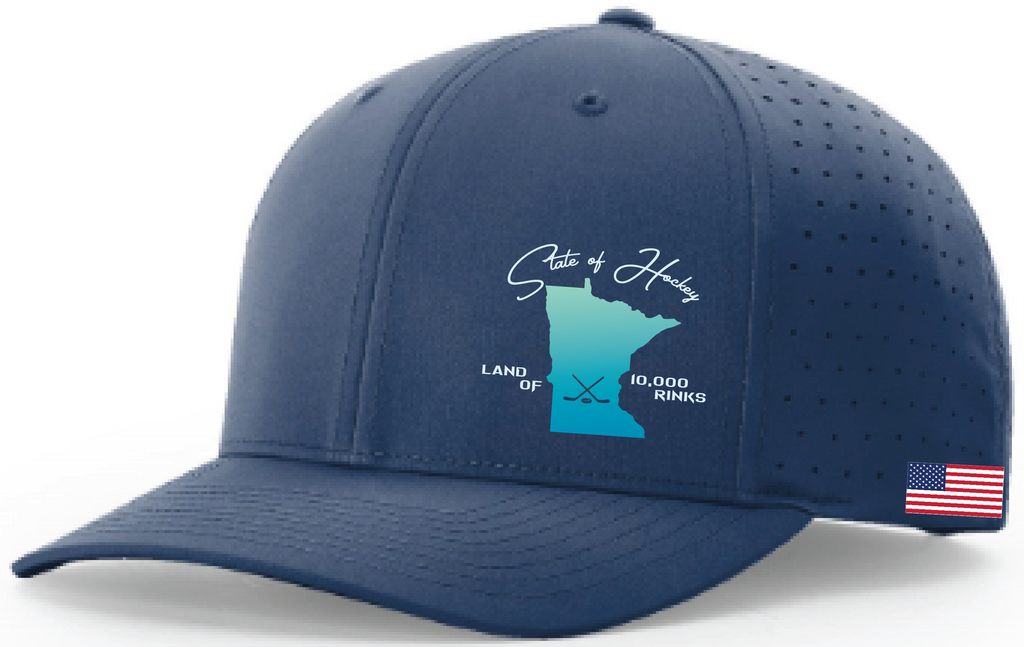Minnesota 632 Richardson Laser Perf R-Flex Snapback Hat