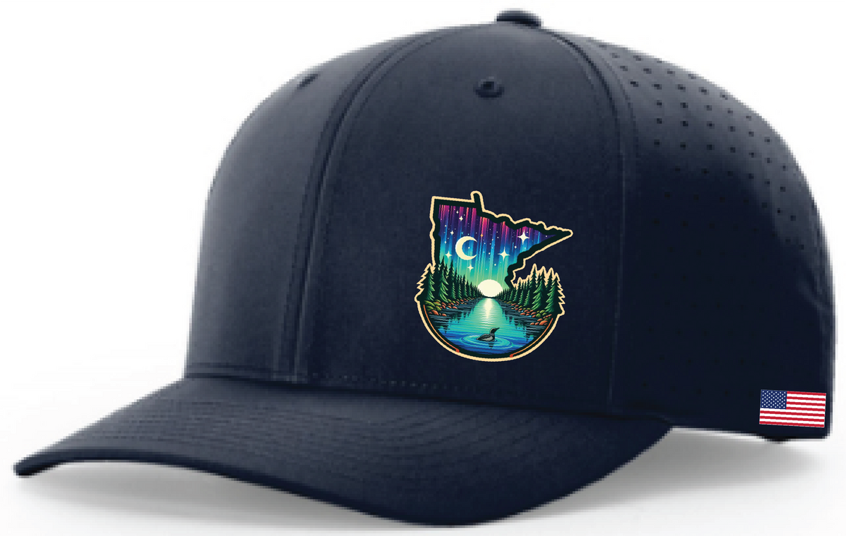 Minnesota 632 Richardson Laser Perf R-Flex Snapback Hat