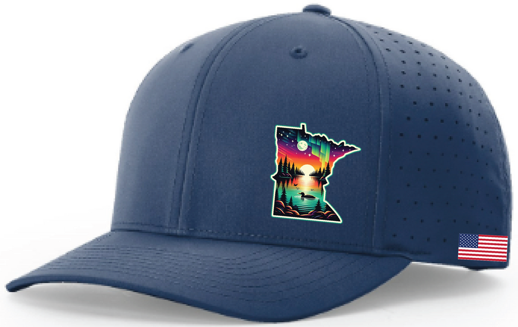 Minnesota 632 Richardson Laser Perf R-Flex Snapback Hat
