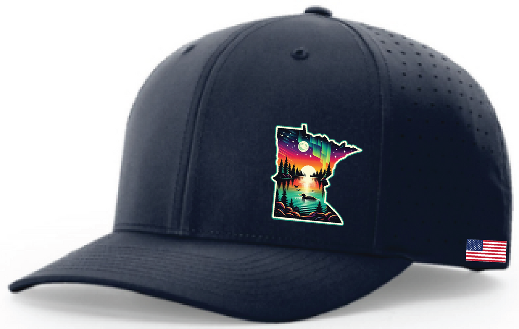 Minnesota 632 Richardson Laser Perf R-Flex Snapback Hat