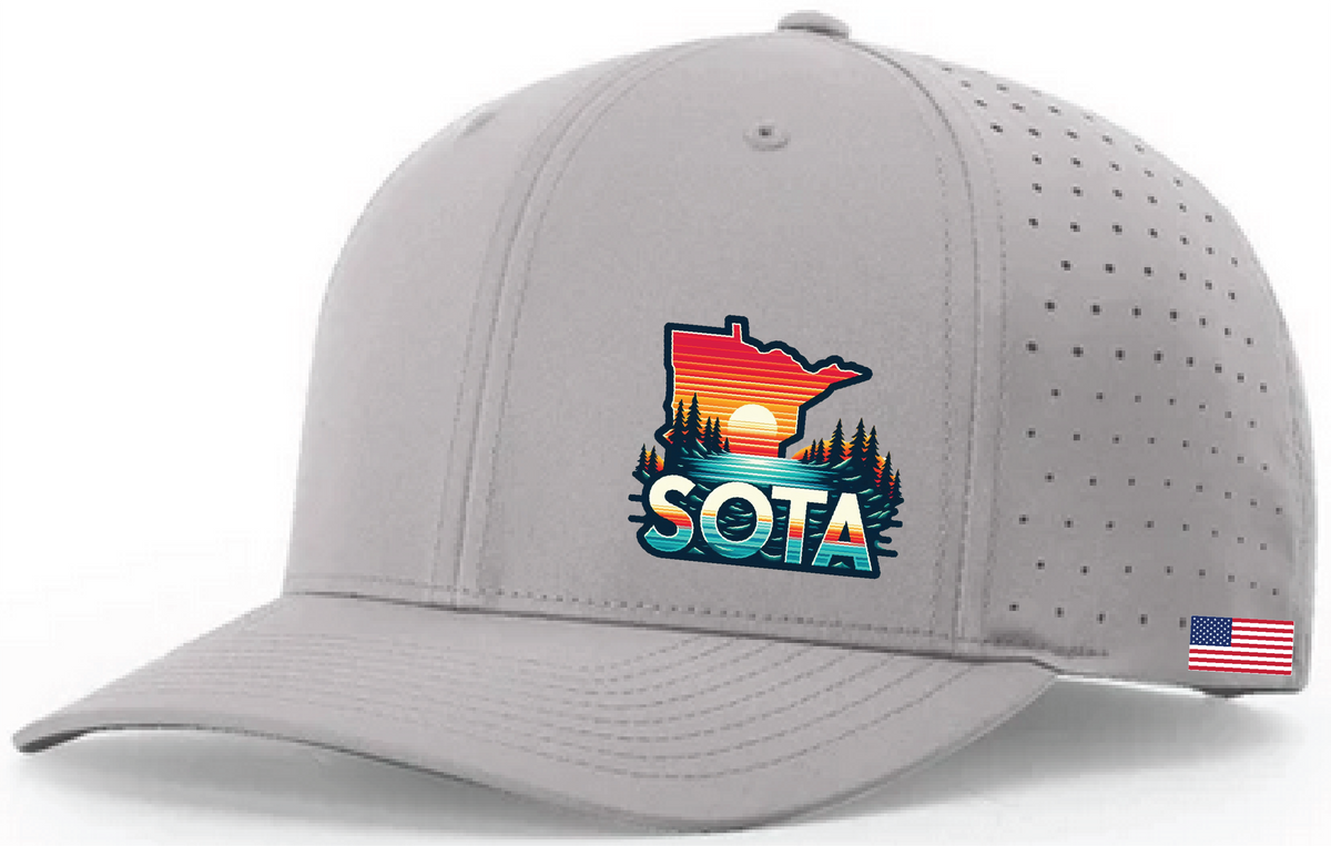 Minnesota 632 Richardson Laser Perf R-Flex Snapback Hat