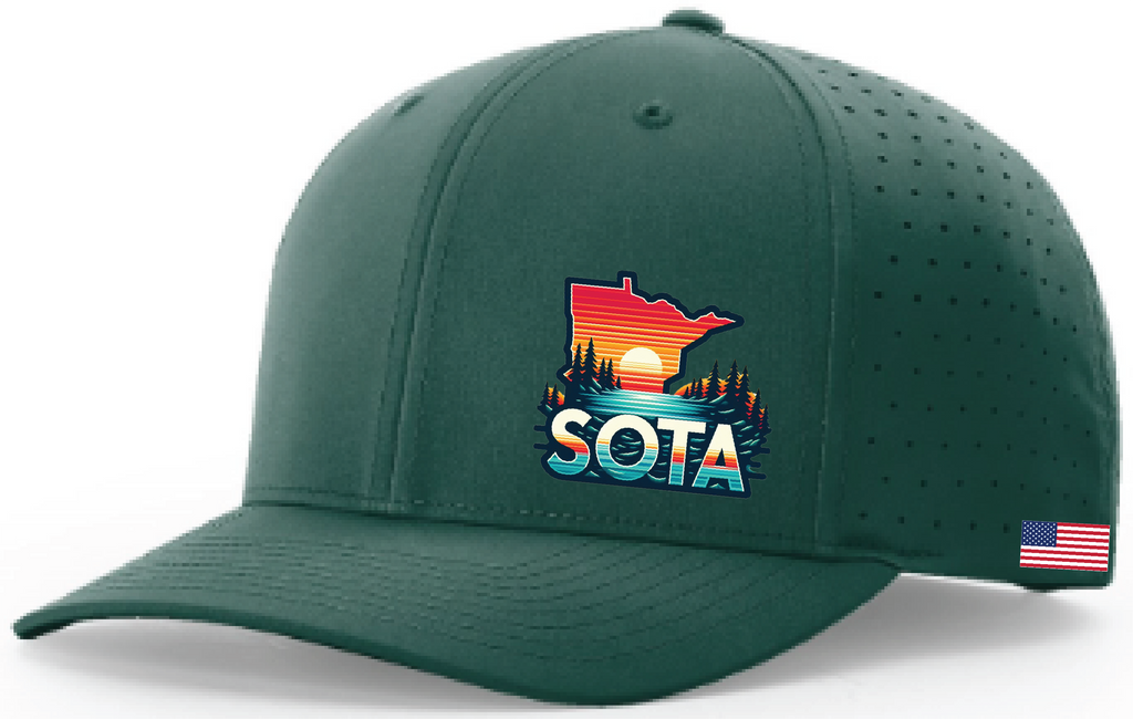 Minnesota 632 Richardson Laser Perf R-Flex Snapback Hat