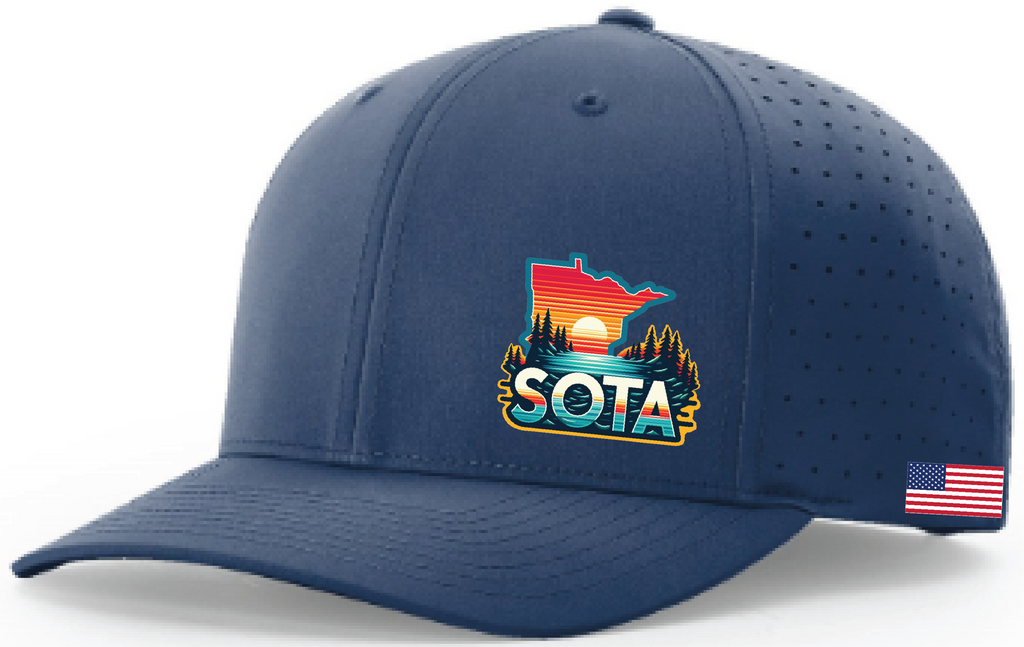 Minnesota 632 Richardson Laser Perf R-Flex Snapback Hat