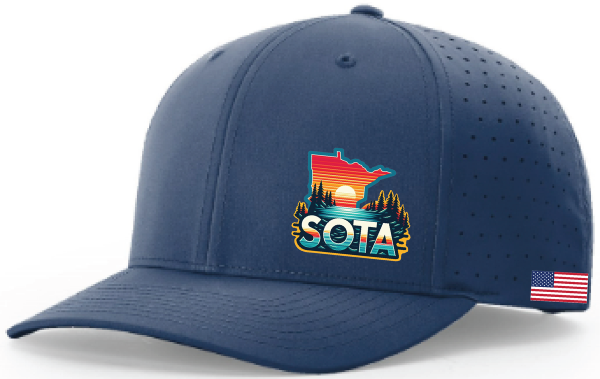 Minnesota 632 Richardson Laser Perf R-Flex Snapback Hat