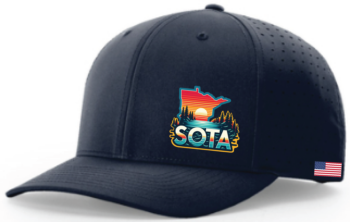 Minnesota 632 Richardson Laser Perf R-Flex Snapback Hat
