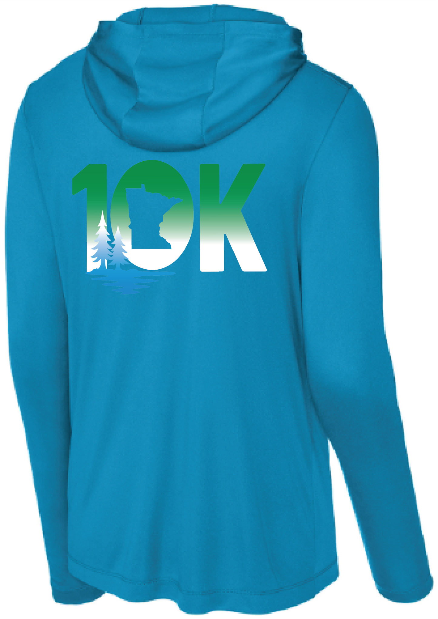 Minnesota 10K Men's UPF Performance Pullover Hooded Tee