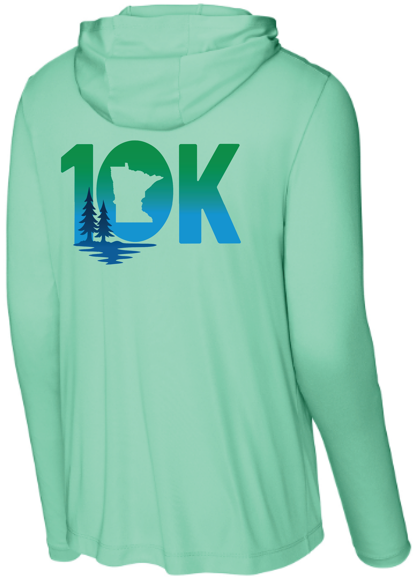 Minnesota 10K Men's UPF Performance Pullover Hooded Tee