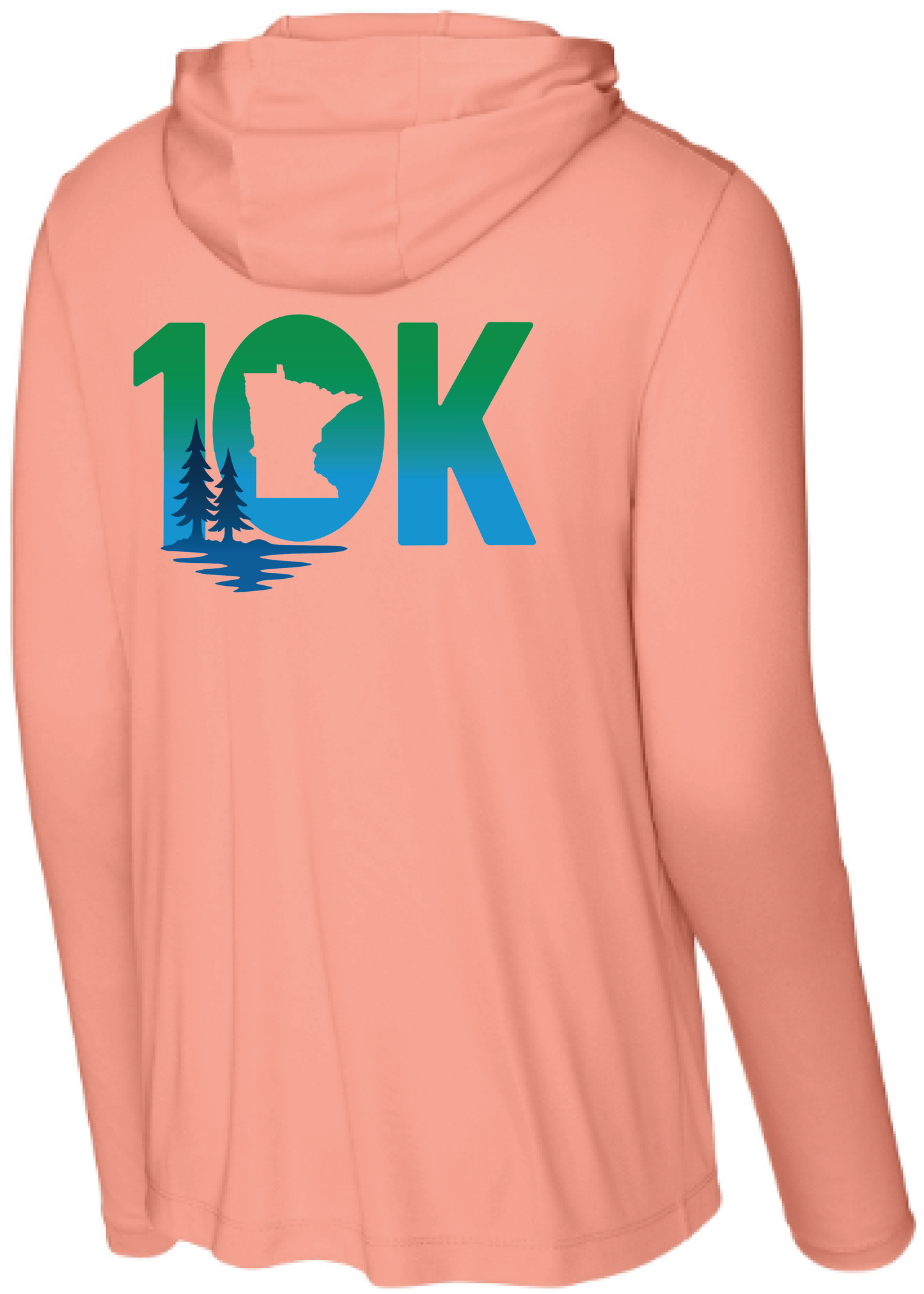 Minnesota 10K Men's UPF Performance Pullover Hooded Tee