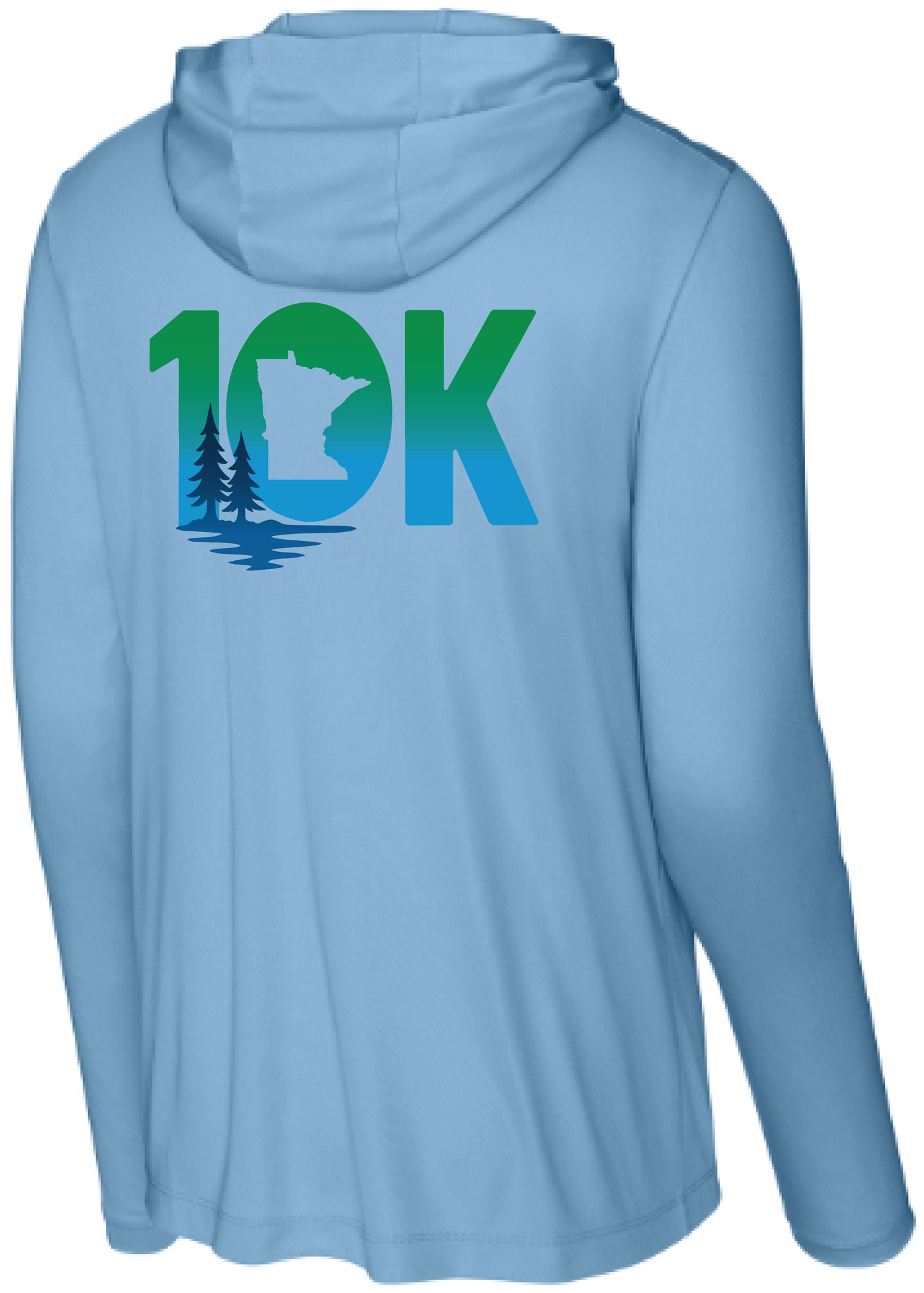 Minnesota 10K Men's UPF Performance Pullover Hooded Tee