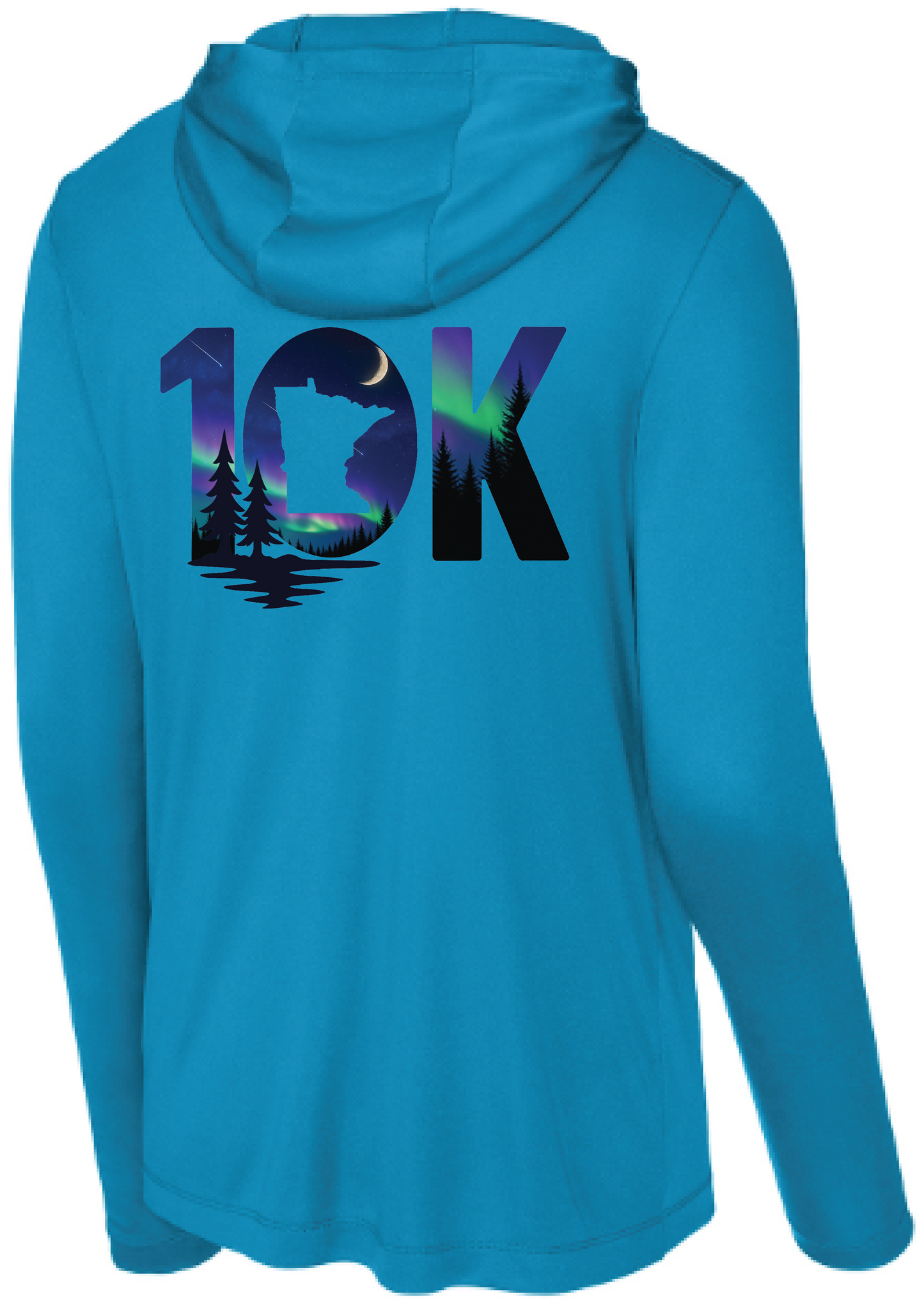 Minnesota 10K Men's UPF Performance Pullover Hooded Tee