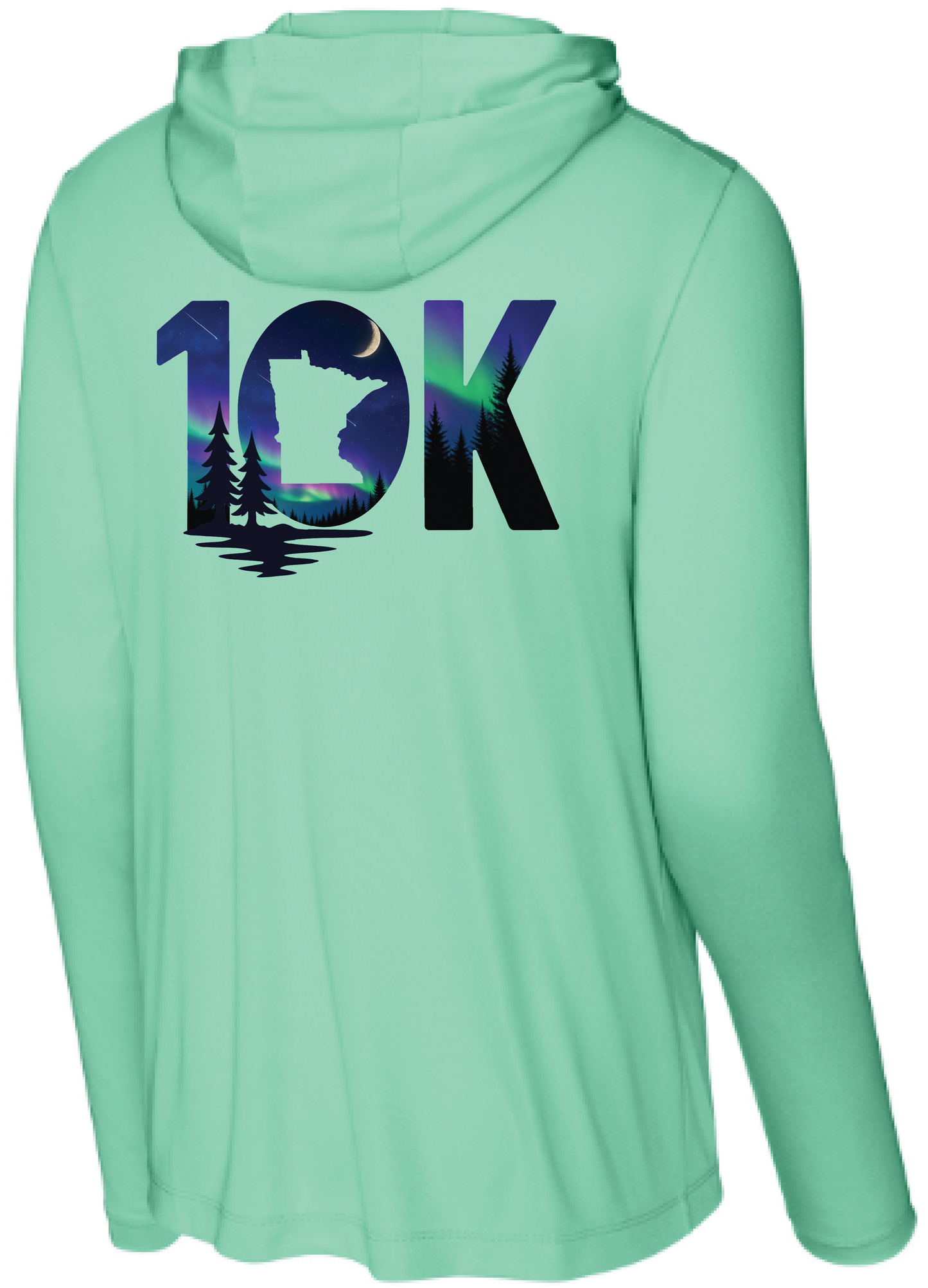 Minnesota 10K Men's UPF Performance Pullover Hooded Tee