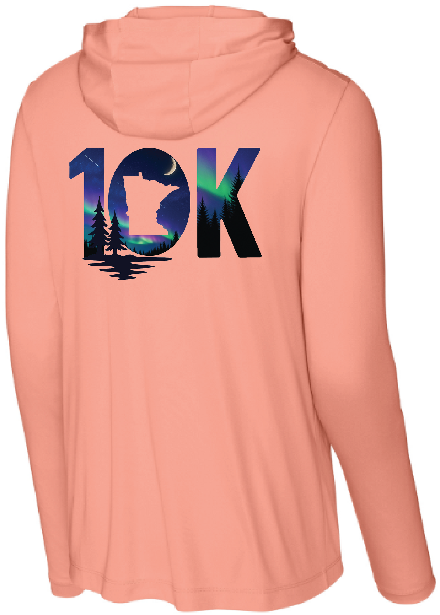 Minnesota 10K Men's UPF Performance Pullover Hooded Tee