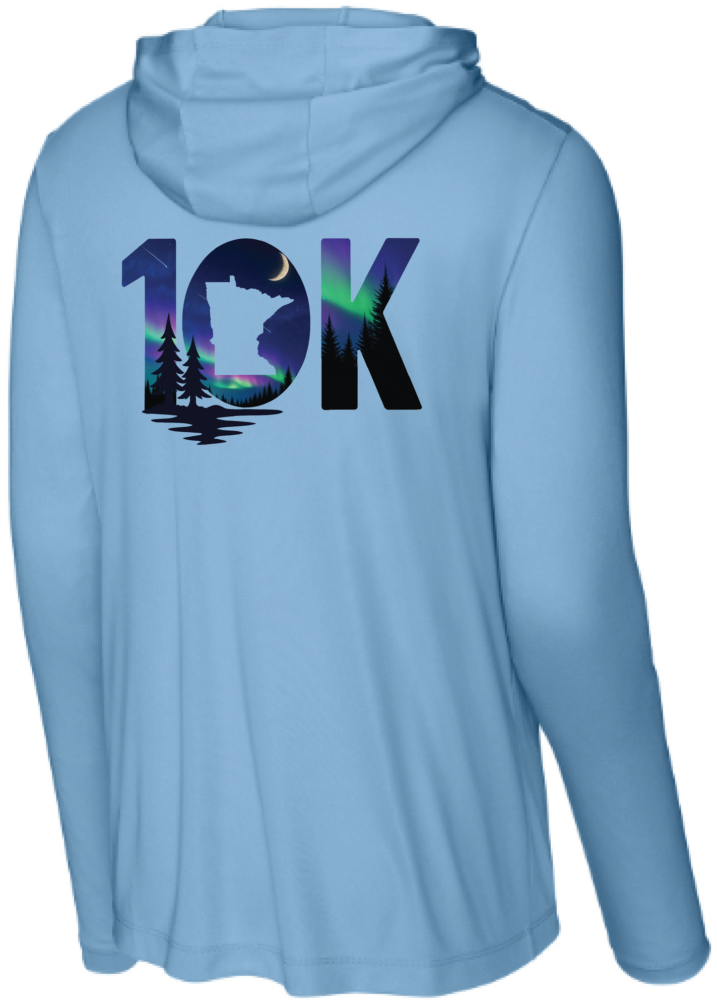 Minnesota 10K Men's UPF Performance Pullover Hooded Tee
