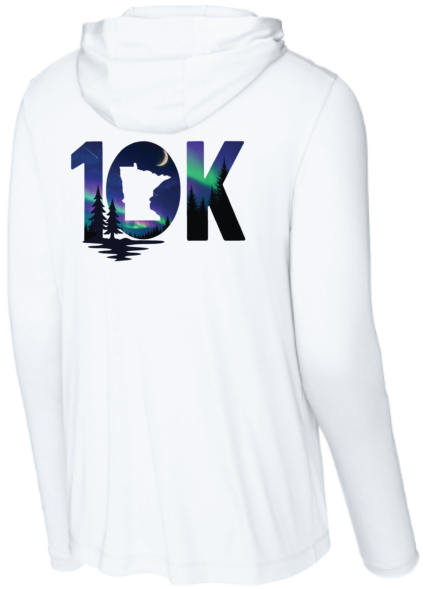 Minnesota 10K Men's UPF Performance Pullover Hooded Tee