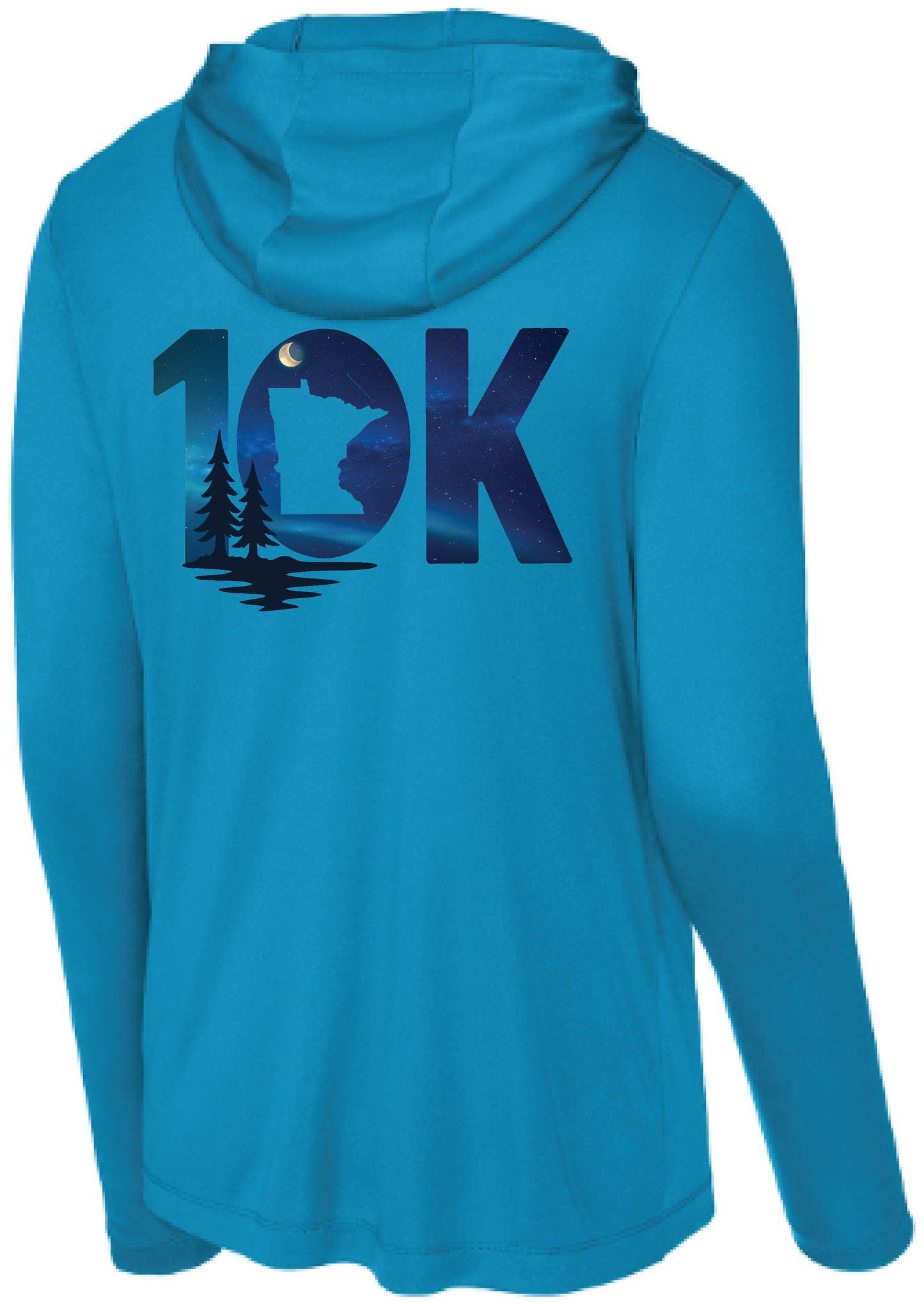 Minnesota 10K Men's UPF Performance Pullover Hooded Tee
