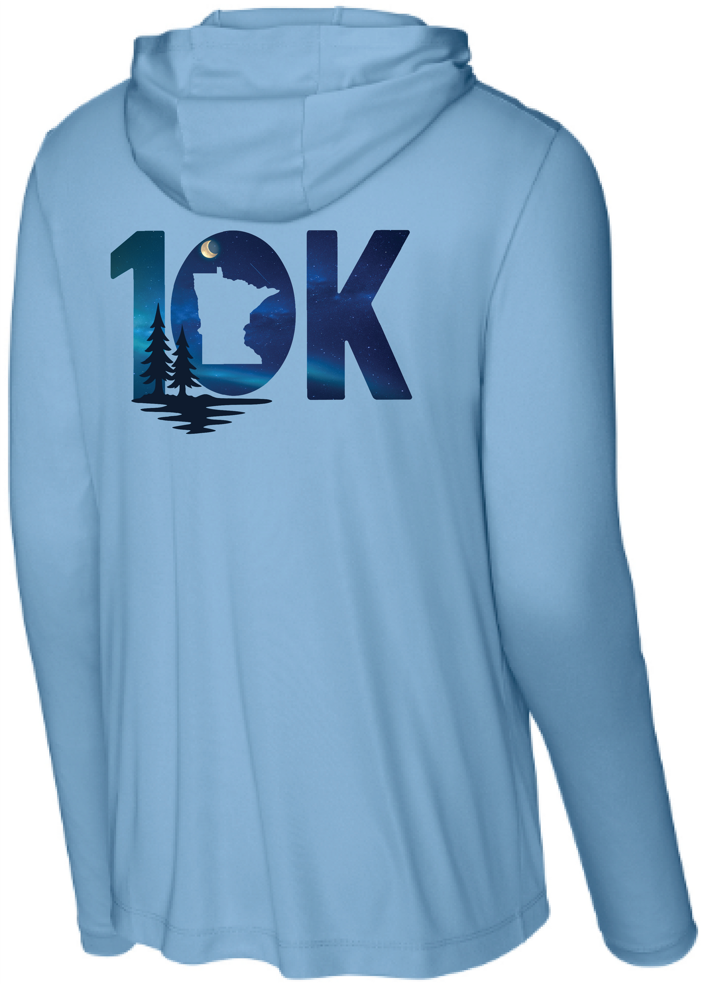 Minnesota 10K Men's UPF Performance Pullover Hooded Tee