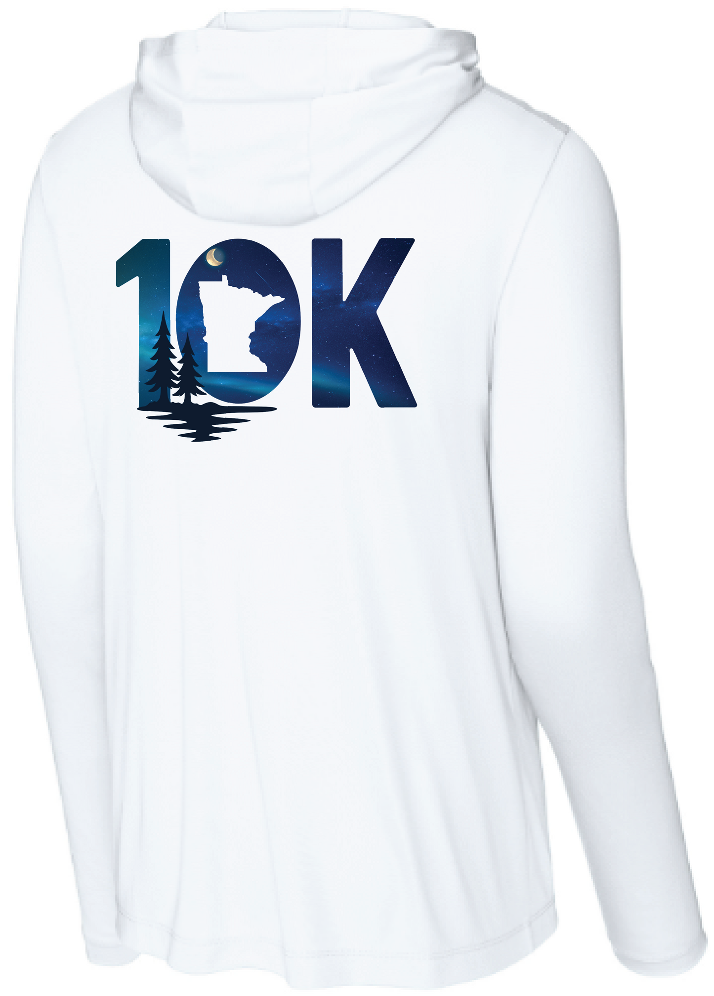 Minnesota 10K Men's UPF Performance Pullover Hooded Tee