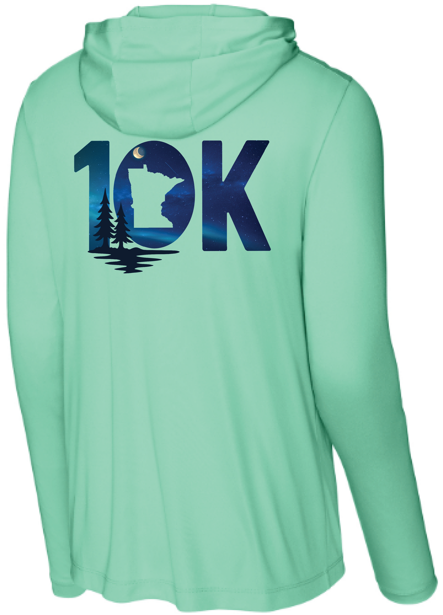 Minnesota 10K Men's UPF Performance Pullover Hooded Tee