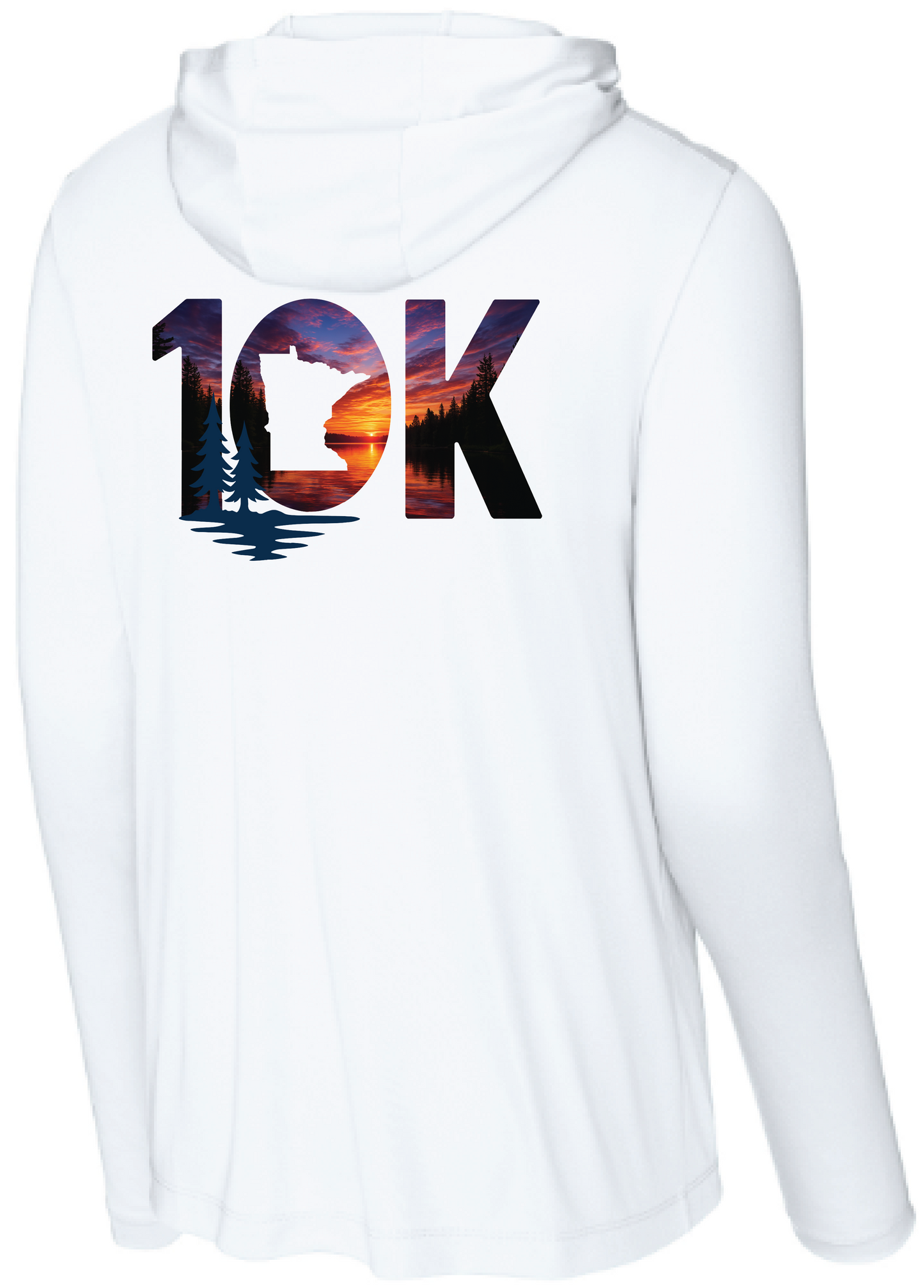 Minnesota 10K Men's UPF Performance Pullover Hooded Tee