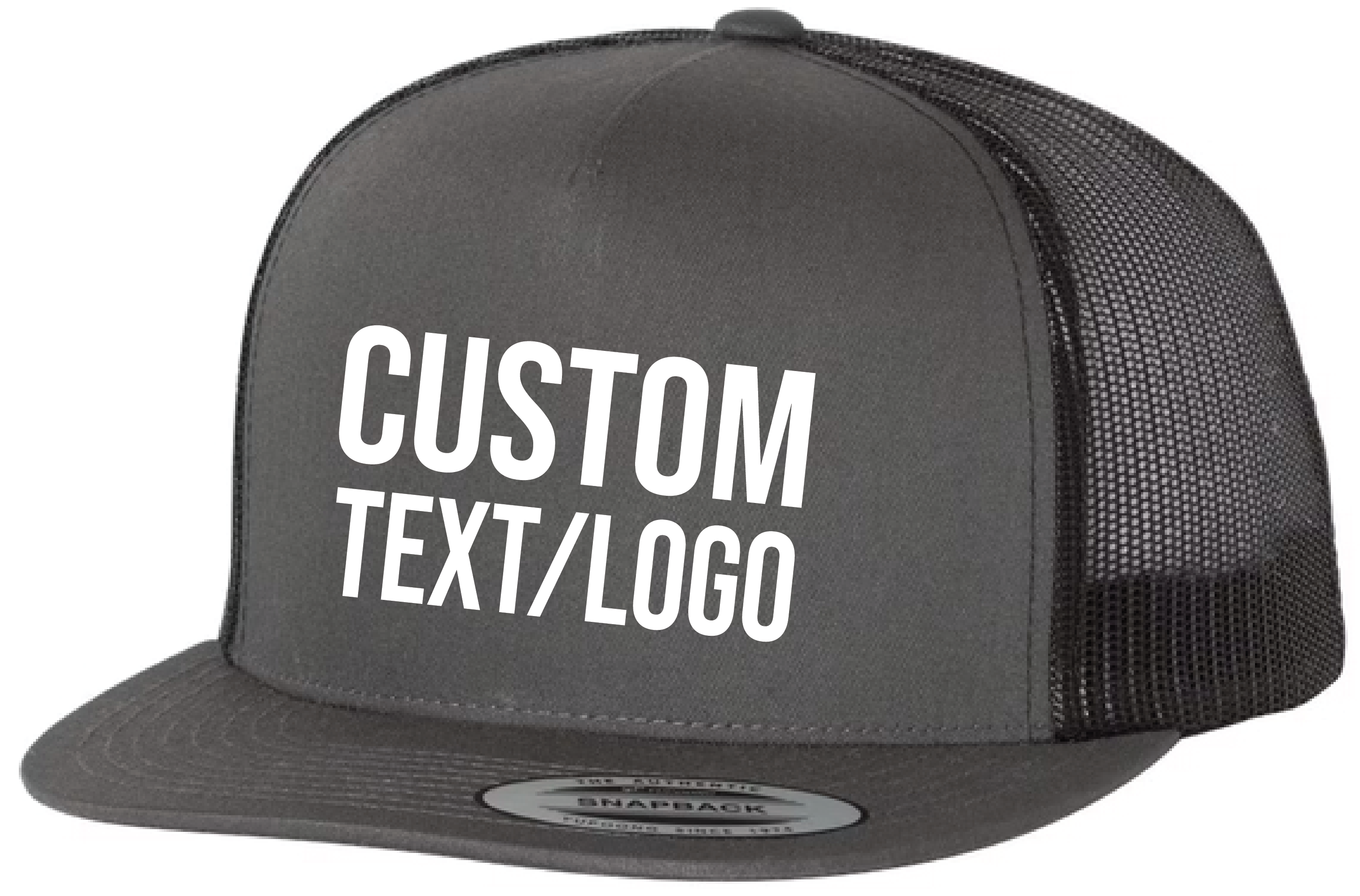 Custom Yupoong Classics 5-Panel Flatbill Trucker Hat