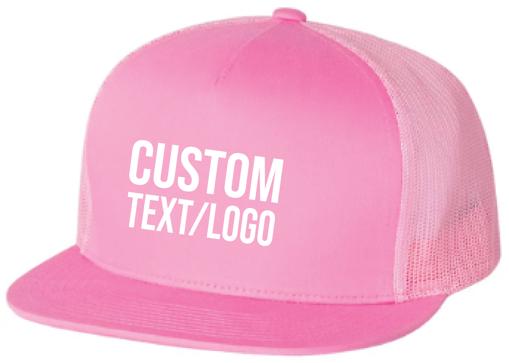 Custom Yupoong Classics 5-Panel Flatbill Trucker Hat