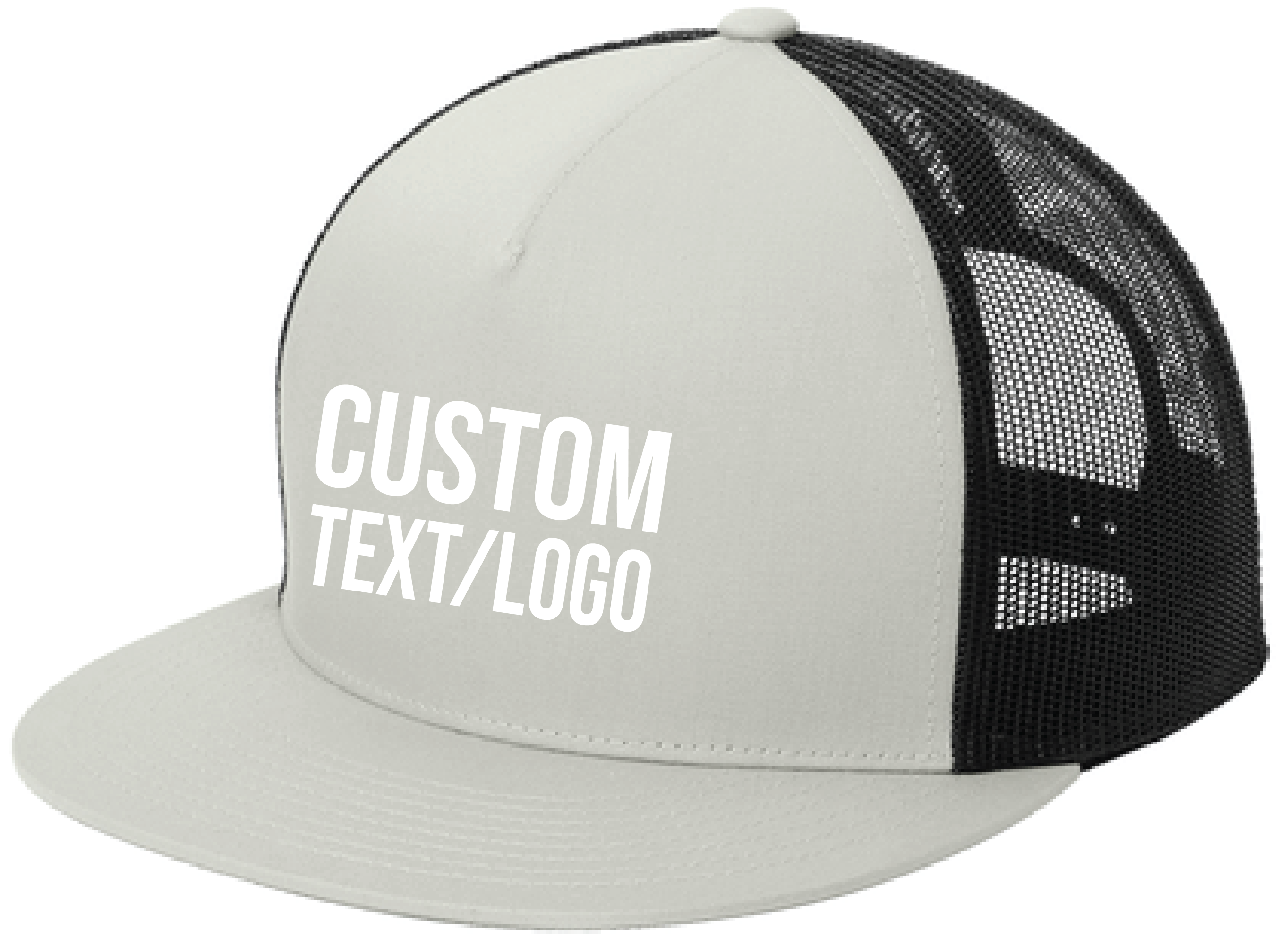 Custom Yupoong Classics 5-Panel Flatbill Trucker Hat