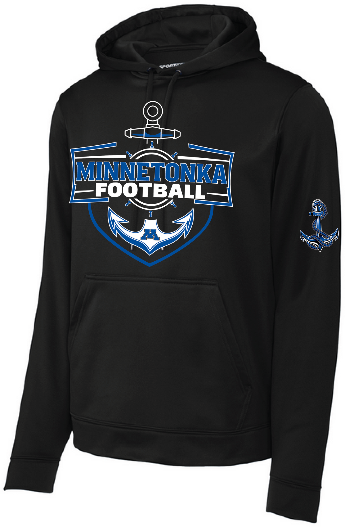 Men's TFA Sport-Wick Mid-Weight Fleece Hooded Pullover
