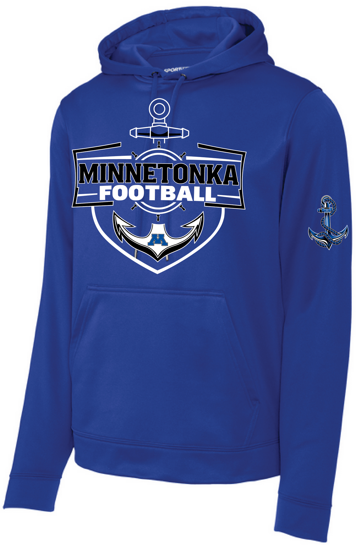 Men's TFA Sport-Wick Mid-Weight Fleece Hooded Pullover